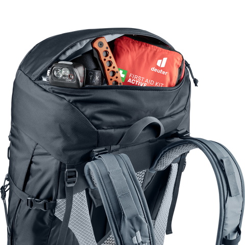 Balo Deuter Futura Air Trek 50+10L Đen-Đồ Chơi Du Lịch Tiện Ích Cho Leo Núi Và Đi Bộ Đường Dài