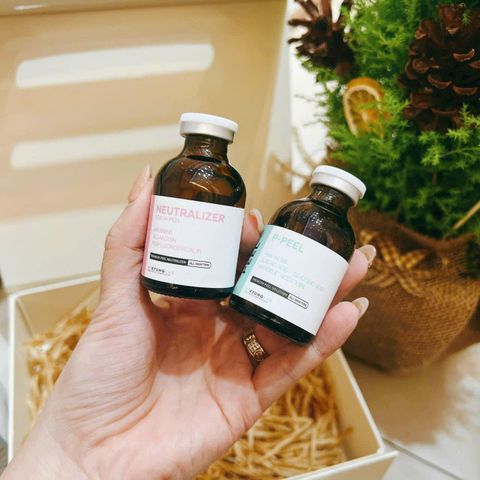 Bộ Đôi Peel Da Sinh Học Kyung Lab P-Peel & Neutralizer - Tẩy Tế Bào Chết Dịu Nhẹ, Trẻ Hóa Da Tại Nhà, 30ml/lọ