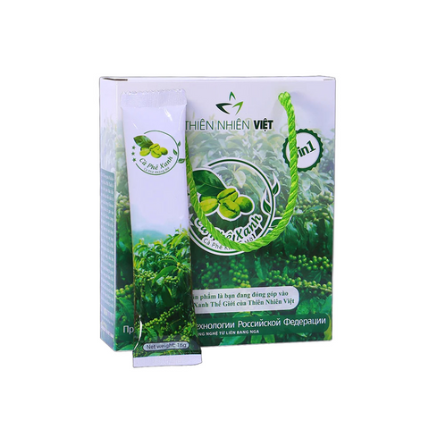 Cà Phê Xanh Thiên Nhiên Việt - Hỗ Trợ Giảm Cân Hiệu Quả, Tăng Cường Trao Đổi Chất, Hòa Tan Dễ Dàng