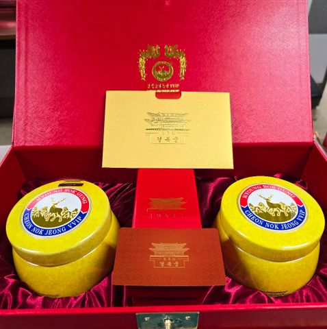 Cao Nhung Hươu Thiên Sâm KBG VVIP Hàn Quốc – Tăng Cường Sức Khỏe, Hỗ Trợ Bồi Bổ & Tăng Cường Sức Đề Kháng, Hộp 2 Hũ 500g