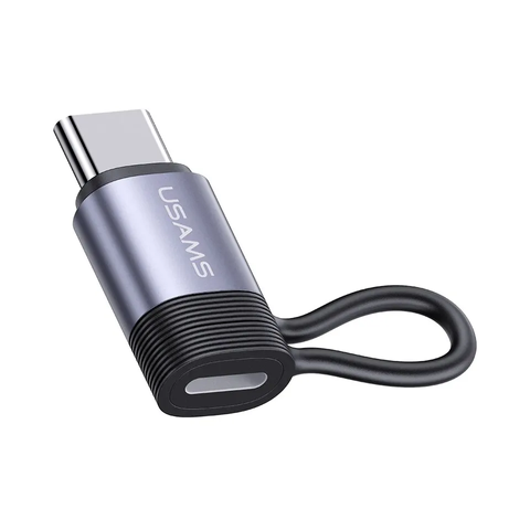 Đầu Chuyển Lightning sang Type-C USAMS SJ677LN01 AU17 - Sạc Nhanh PD 30W, Kết Nối và Truyền Dữ Liệu, Phụ Kiện Điện Thoại Chất Lượng