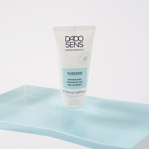 Gel Dưỡng Da Dầu Mụn Dado Sens Intensive Purderm 50ml - Chăm Sóc Da Nhớn Mụn, Giảm Bóng Dầu, Cung Cấp Độ Ẩm Mát Lành