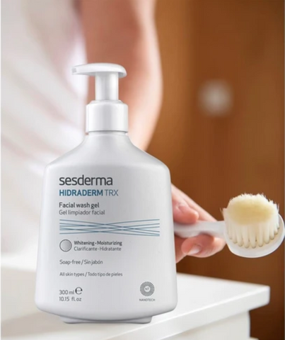 Gel rửa mặt sáng da Sesderma Hidraderm TRX 300ml - Sữa rửa mặt gel dịu nhẹ, không xà phòng, làm sạch và cấp ẩm cho mọi loại da