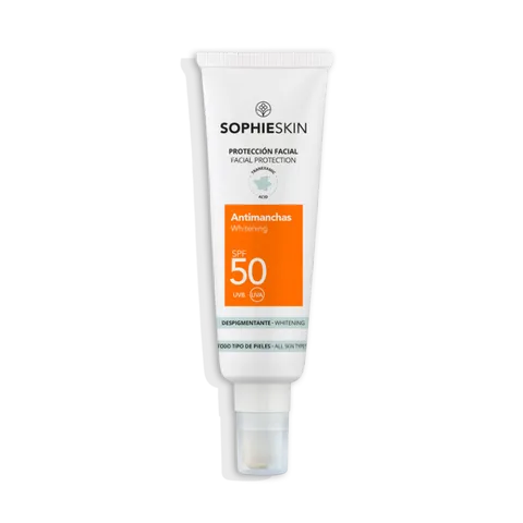 Kem Chống Nắng Sophieskin Antimanchas Whitening SPF50 - Bảo Vệ Da UV, Ngăn Sạm Da, Làm Sáng Mịn Da Mặt 50ml