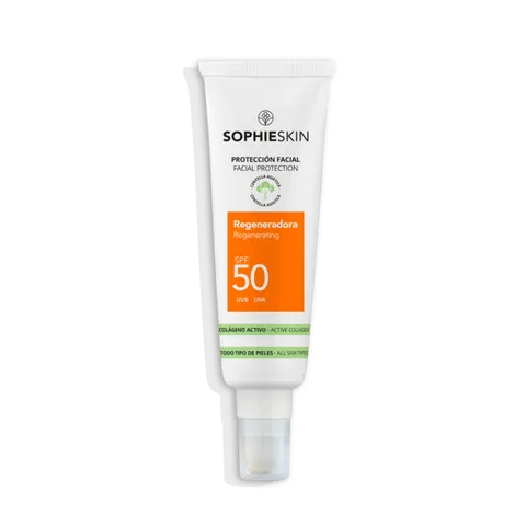 Kem Chống Nắng Sophieskin Regenerating SPF50 - Bảo Vệ Da Khỏi Tia UV, Chiết Xuất Rau Má, Thấm Nhanh, Dành Cho Mọi Loại Da