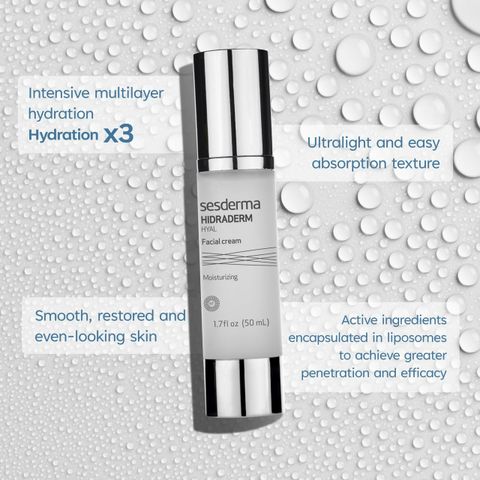 Kem Dưỡng Ẩm Sâu Hidraderm Hyal Facial Cream - Chống Lão Hóa, Cấp Nước Đa Tầng Cho Da Mềm Mại, Hỗ Trợ Cải Thiện Độ Đàn Hồi Da