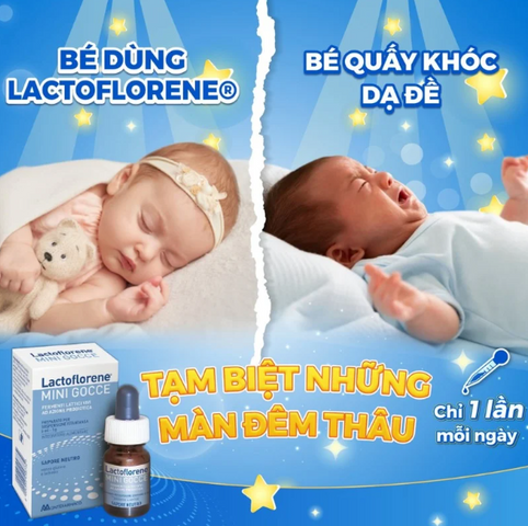 Men Vi Sinh Hỗ Trợ Tiêu Hóa Cho Bé Lactoflorene Mini Gocce 6ml - Dạng Nhỏ Giọt Tiện Lợi, An Toàn Cho Trẻ Em và Người Lớn