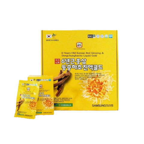 Nước sâm đông trùng hạ thảo Samsung Red Ginseng & Dongchunghacho Liquid Gold - Hỗ trợ tăng cường sức khỏe, phục hồi thể lực