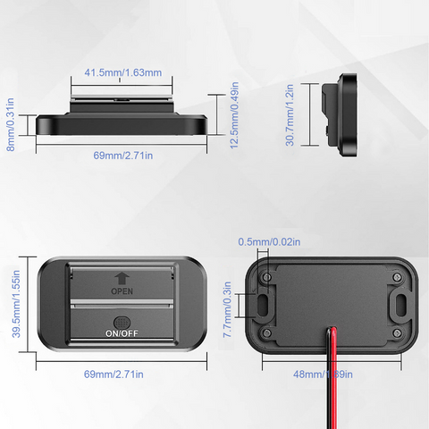 Ổ Cắm Sạc Nhanh 2 Cổng Type C & USB PD QC - Gắn Trên Xe Máy, Ô Tô, Tàu Thuyền - Thích Hợp Cho Android & iOS