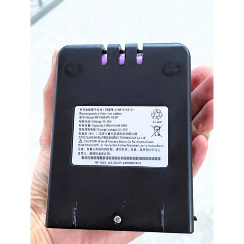 Phụ kiện Thay thế Máy Hút Bụi Không Dây Akono S5 Pro - Pin 5200mAh và Con Lăn Microfiber Cao Cấp giúp Tăng Tuổi Thọ Sản Phẩm