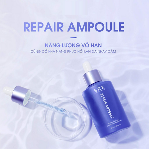 Serum phục hồi da SRX Repair Ampoule 50ml - Tăng cường tái tạo, cấp ẩm, phù hợp cho mọi loại da, đặc biệt da nhạy cảm và sau điều trị.