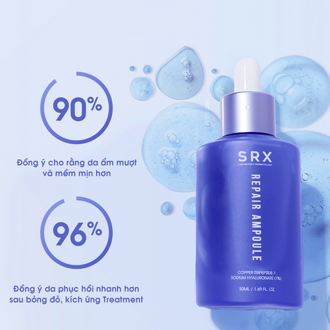 Serum phục hồi da SRX Repair Ampoule 50ml - Tăng cường tái tạo, cấp ẩm, phù hợp cho mọi loại da, đặc biệt da nhạy cảm và sau điều trị.
