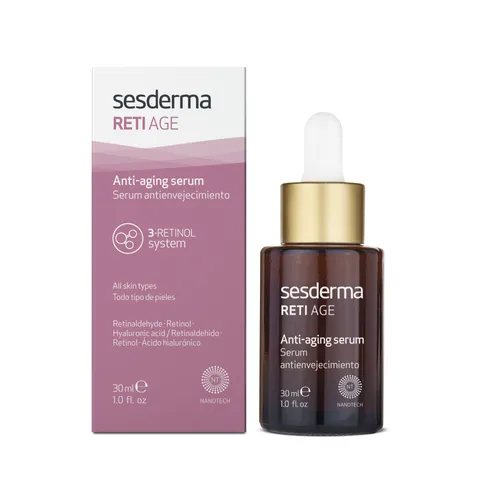 Serum Sesderma Reti Age Anti-Aging 30ml - Chống Lão Hóa, Ngừa Nếp Nhăn, Tái Tạo Đàn Hồi Da, Hỗ Trợ Trẻ Hóa Da