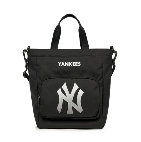 Set Balo Trẻ Em MLB Basic NY Yankees 7ABK0013N-50BKS Kèm Túi Tote Đen - Balo Chất Liệu Polyester Cao Cấp cho Bé Yêu