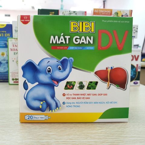Siro Bibi Mát Gan Hỗ Trợ Thanh Nhiệt Giải Độc - Chiết Xuất Thảo Mộc Quý, Cải Thiện Nóng Trong, Bảo Vệ Gan