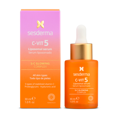 Tinh Chất Sesderma C-VIT 5 Liposomal - Serum Làm Sáng Da Dưỡng Ẩm, Chống Oxy Hóa, Phục Hồi Da Chuyên Sâu 30ml