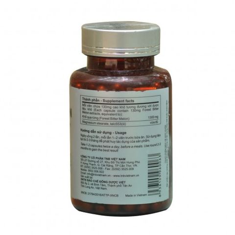 Viên uống khổ qua rừng Mudaru - Hỗ trợ tiểu đường và ổn định đường huyết - 90 viên chiết xuất tự nhiên, thanh lọc sức khỏe