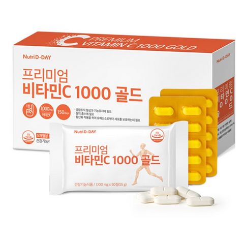 (Hàng nhập khẩu) Viên uống Vitamin C 1000 Gold Nutri D-Day - hỗ trợ làm đẹp và hấp thụ sắt
