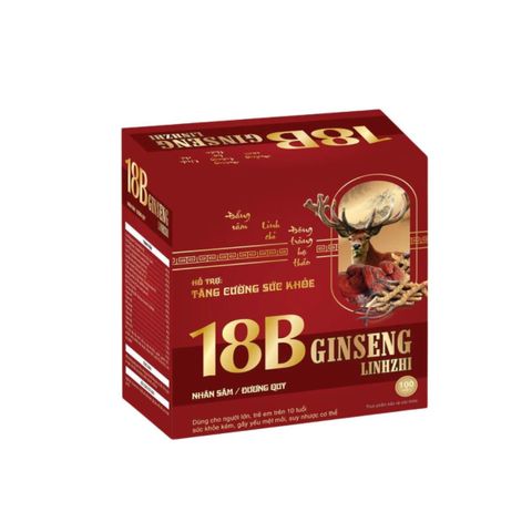 Viên Vitamin 18B Ginseng Linhzhi Nhân Sâm Đương Quy Vinaphar - Tăng Cường Đề Kháng, Bồi Bổ Sức Khoẻ, Hỗ Trợ Ăn Ngon, Ngủ Ngon