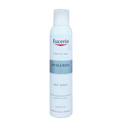 Xịt Khoáng Eucerin Hyaluron Mist Spray 250ml - Cấp Ẩm, Giảm Nếp Nhăn Cho Da Nhạy Cảm, Sảng Khoái Suốt Ngày