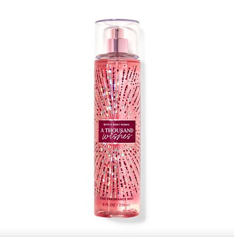 Xịt Thơm Bath & Body Works A Thousand Wishes 236ml - Hương Quế Nữ Tính Ngọt Ngào Từ Champagne và Hoa Mẫu Đơn