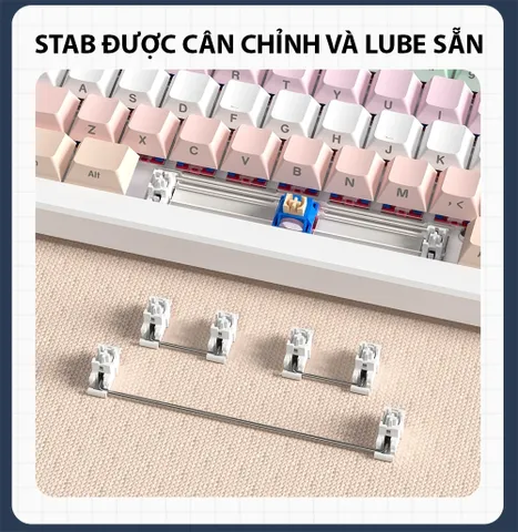 Bàn phím cơ không dây Bluetooth Xinmeng X98 Pro LED RGB - 98 phím, Hotswap 5 Pin, Tương thích Windows/Mac, Thiết kế đẹp, Phụ kiện gaming