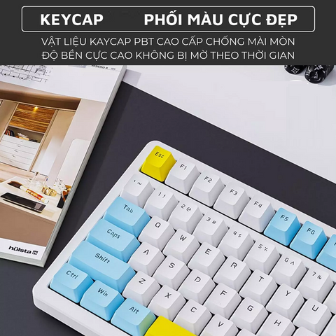 Bàn Phím Cơ Gaming K3 Max - Chống Ồn 2 Lớp, Led Rainbow, Switch Red Tương Thích Windows/Mac - Phụ Kiện Gaming Cao Cấp