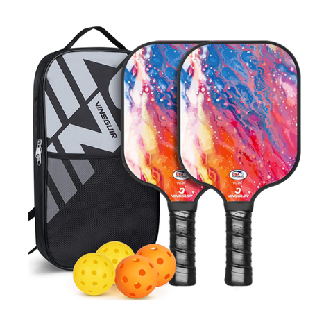 Bộ 2 Vợt Pickleball Vinguir Kèm Túi và 4 Bóng - Chất Liệu Cao Cấp, Dành Cho Người Mới Bắt Đầu và Chơi Chủ Động