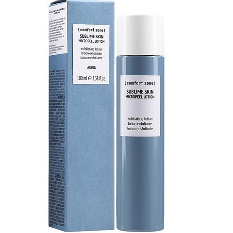 Comfort Zone Sublime Skin Micropeel Lotion - Dưỡng ẩm và thanh lọc da nhẹ nhàng với axit lactic, phù hợp cho mọi loại da, 100ml