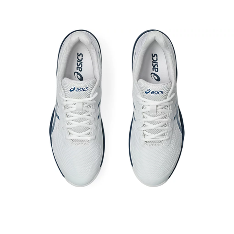 Giày Pickleball Nam Asics Gel-Game 9 - Giày Tennis Chạy Nhẹ Chất Liệu êm ái, Công Nghệ GEL® Hấp Thụ Lực - Màu Trắng/Vintage Indigo