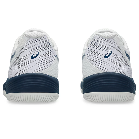 Giày Pickleball Nam Asics Gel-Game 9 - Giày Tennis Chạy Nhẹ Chất Liệu êm ái, Công Nghệ GEL® Hấp Thụ Lực - Màu Trắng/Vintage Indigo