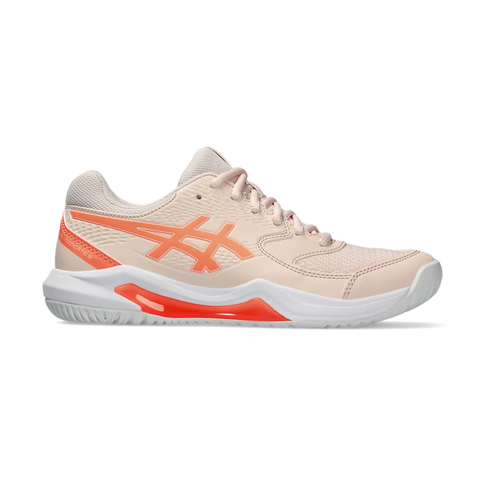 Giày Pickleball Nữ Asics Gel-Dedicate 8 1042A237-700 - Giày Tennis Đệm Gel Thể Thao Màu Pearl Pink/Sun Coral