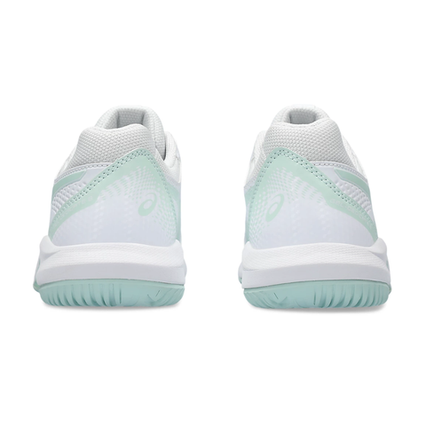 Giày Tennis Nữ Asics Gel-Dedicate 8 Wide - Giày Pickleball Đấu Trường Thể Thao Màu Trắng/Xanh Mint, Thoáng Khí và Bền Bỉ