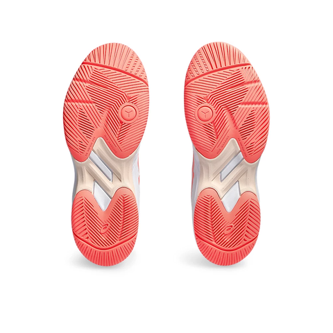Giày Pickleball Nữ Asics Gel-Game 9 - Tennis, Độ Bám Tốt, Chất Liệu Bền Bỉ, Màu Trắng/Sun Coral, Hỗ Trợ Giảm Chấn