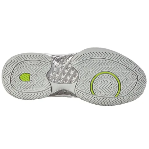 Giày Pickleball Nữ K-Swiss Hypercourt Express 2 Trắng Xanh Lá - Giày Tennis Thể Thao Bền Chắc, Thoáng Khí, Di Chuyển Linh Hoạt