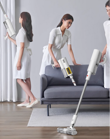 Máy Hút Bụi Cầm Tay Không Dây Deerma DEM-VC90 - Lực Hút 17.000 PA, Pin 2500mAh, Tiện Lợi Cho Vệ Sinh Nhà Cửa