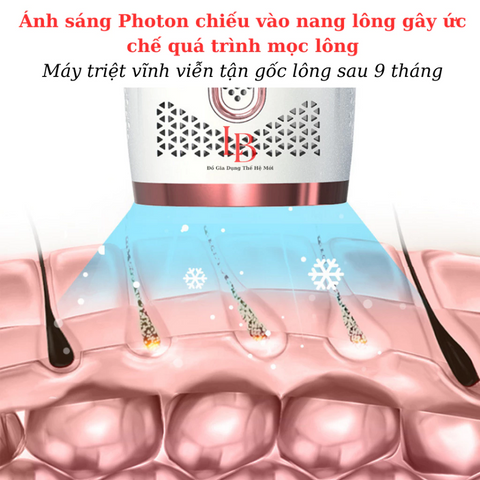 Máy Triệt Lông Lạnh IPL BHRL-04 - Công Nghệ IPL Tổng Thể, An Toàn & Hiệu Quả Cao, Dùng Được Cho Tất Cả Vùng Cơ Thể