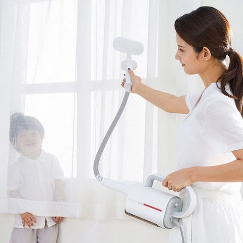 Máy Vệ Sinh Hơi Nước Cầm Tay Deerma DEM ZQ610 - Đa Năng 5 Đầu Chải, Lau Sàn, Lau Kính, Ủi Quần Áo, Thiết Kế Gọn Nhẹ, Nhiệt Độ 150°C
