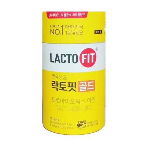 Men vi sinh LACTO-FIT Probiotics Gold - Hỗ trợ tiêu hóa, tăng cường miễn dịch cho cả gia đình, hương vị ngọt ngào, dễ uống, 50 gói