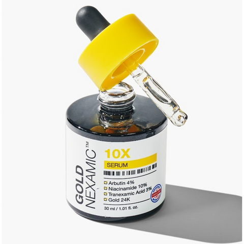 Serum Dưỡng Sáng Da Mờ Thâm Anodin Goldnexamic 10X - Chuyên Sâu Chống Oxy Hóa, Giúp Da Sáng Mịn Và Căng Bóng 30ml