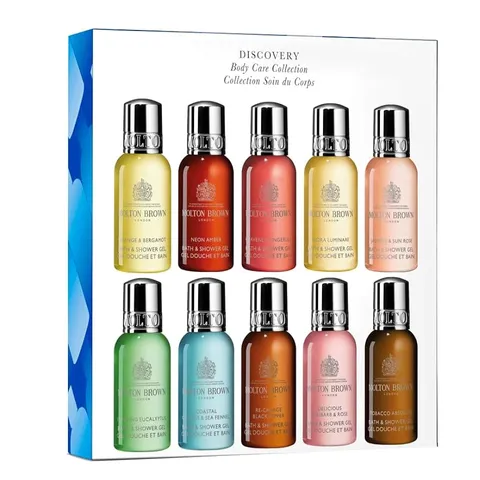 Set 10 Lọ Sữa Tắm Molton Brown Discovery Collection 30ml - Hương Thơm Tinh Tế, Dưỡng Ẩm, Làm Sạch Da Mềm Mịn
