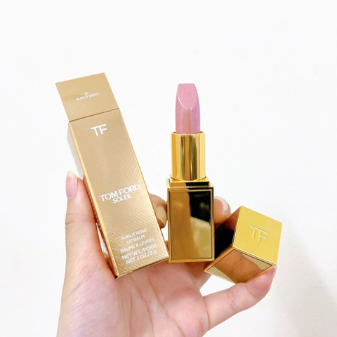 Son Dưỡng Môi Tom Ford Soleil Sunlit Rose Màu Hồng Đào - Chất Son Mềm Mướt, Cung Cấp Độ Ẩm Cho Môi, Dành Cho Phái Đẹp