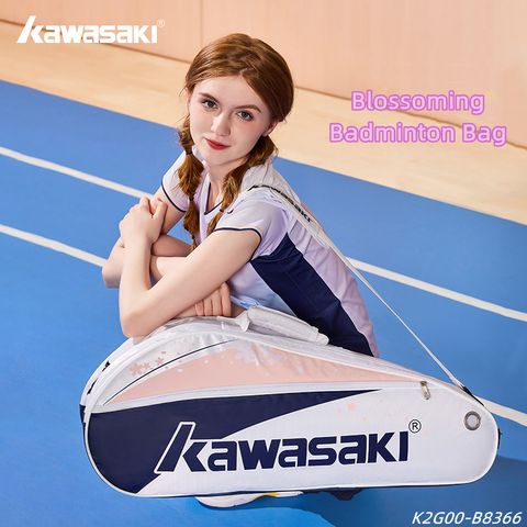 Túi Đựng Vợt Cầu Lông Đa Năng Kawasaki K2G00-B8366 - Chất Liệu Cao Cấp, Chống Nước, Sức Chứa Lớn, Bền và Nhẹ