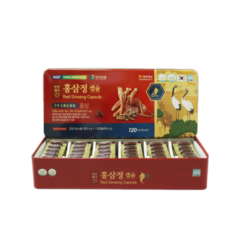 Viên Đạm Hồng Sâm Linh Chi Nhung Hươu Hanmi - Bổ Sung Dưỡng Chất Tăng Cường Sức Khỏe, Hỗ Trợ Miễn Dịch, Giảm Căng Thẳng 120 Viên