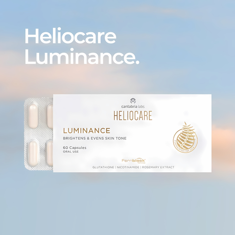 Viên uống HelioCare Luminance - Hỗ trợ sáng da, đồng màu da & giảm vết thâm với chiết xuất tự nhiên - 60 viên mẫu mới