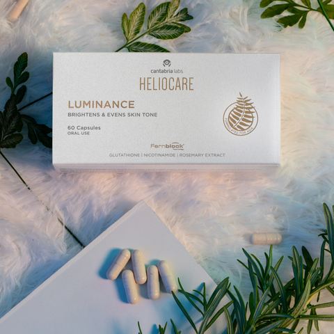 Viên uống HelioCare Luminance - Hỗ trợ sáng da, đồng màu da & giảm vết thâm với chiết xuất tự nhiên - 60 viên mẫu mới
