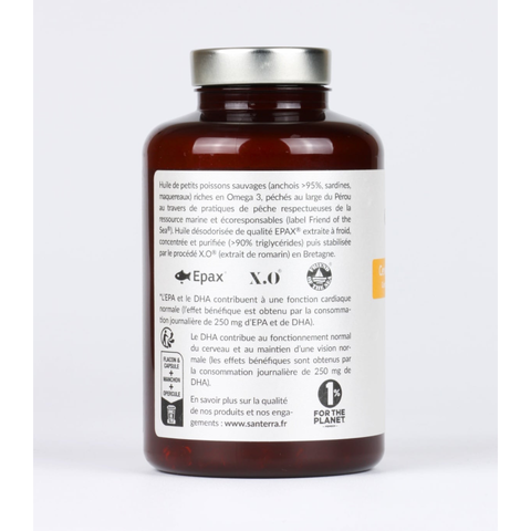 Viên Uống Santerra Omega 3 Premium 200 Viên - Bổ Sung Omega 3 Dinh Dưỡng Cho Tim Mạch, Não, Mắt, Tăng Cường Thị Lực