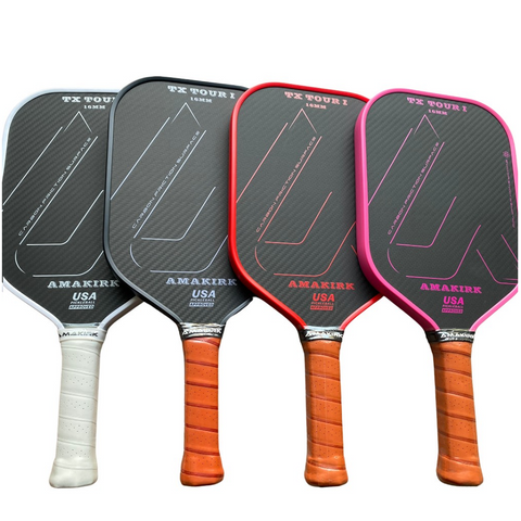 Vợt Pickleball Amakirk TX Tour 1 Carbon 3K - Thiết kế chắc chắn, hiệu suất cao, phù hợp cho mọi lứa tuổi và giới tính