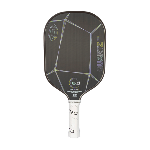 Vợt Pickleball Six Zero Quartz - Bề mặt Carbon T300, Thiết kế Hiện đại, Kiểm Soát Tối Ưu cho Người Chơi Thể Thao