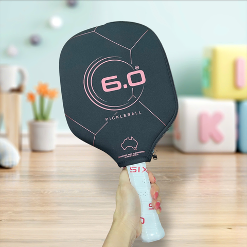 Vợt Pickleball Six Zero Ruby 14mm/16mm - Độ Xoáy Tối Ưu, Thiết Kế Hiện Đại, Dành Cho Người Chơi Chuyên Nghiệp